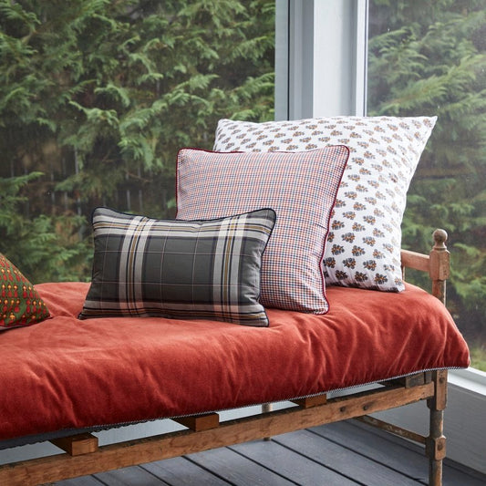 Plaid & Check Cotton Pillow Assortment