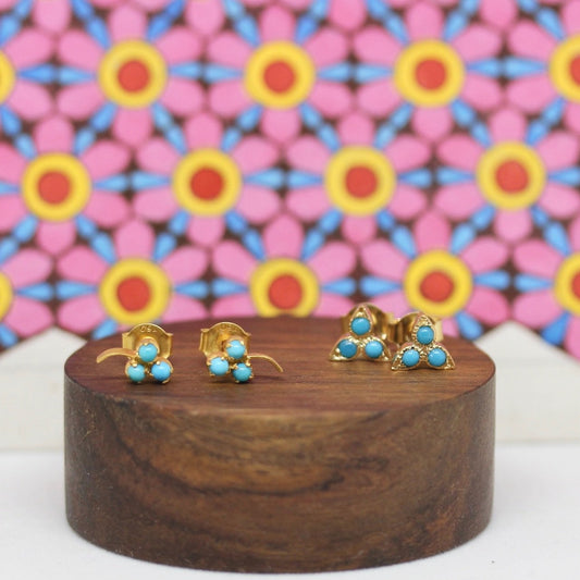 Turquoise Mini Stud Earrings