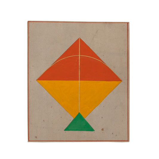 Orange & Green Single Kite