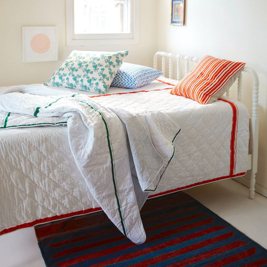 Dhoti Quilts & Assorted Pillows