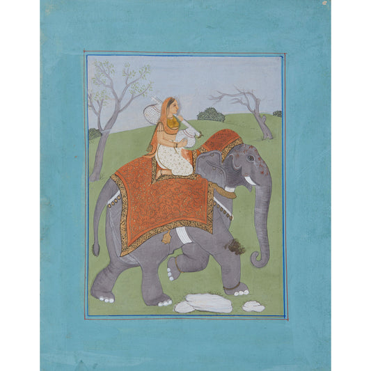 Lady on Elephant