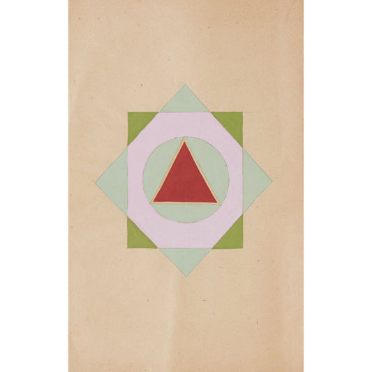 Triangles Yantra Pastels