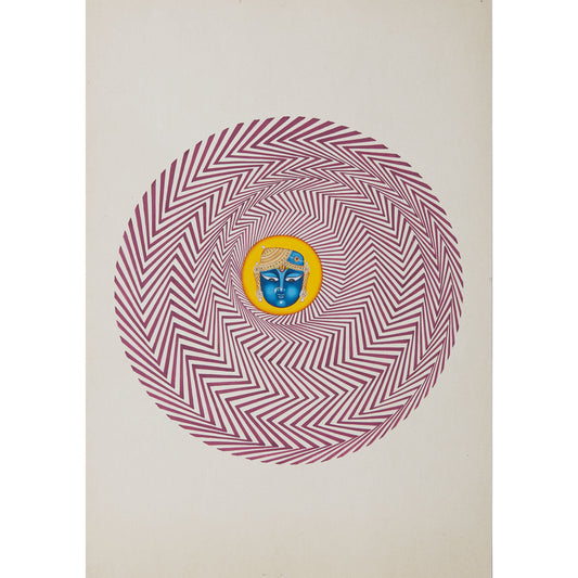 Purple Small Krishna Mandala