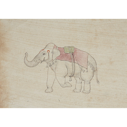 Elephant with Bells and Face Paint