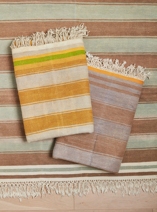 Vintage Handwoven Two-way Rugs – 3 x 5 feet