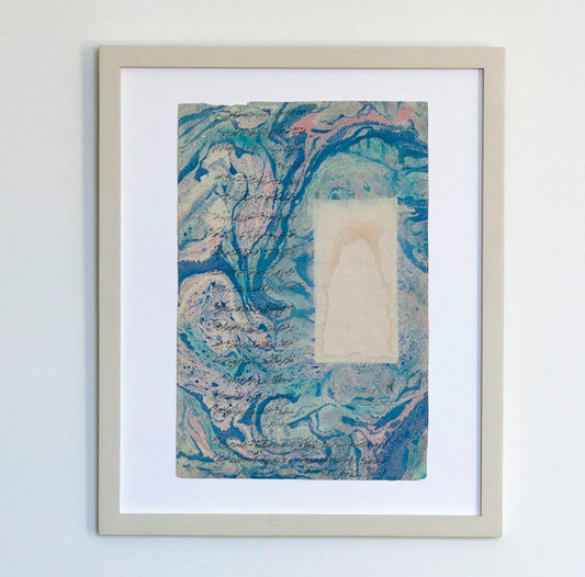 Indian Marbleized Turquoise, Frame Border