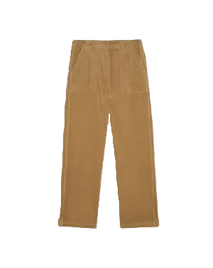 ASPESI CORD CARGO PANT 100% COTTON OLIVE GREEN