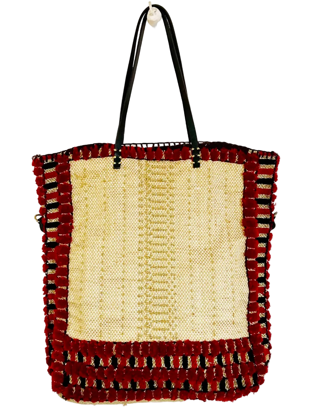ENSHALLAH MEDIUM POM POM BAG