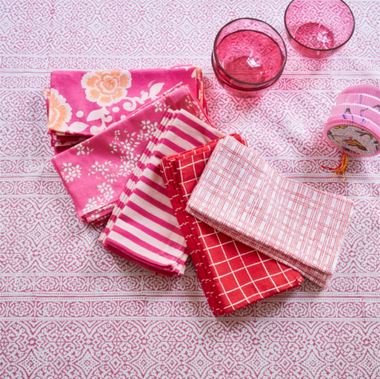 Layla Hand Block Printed Napkins