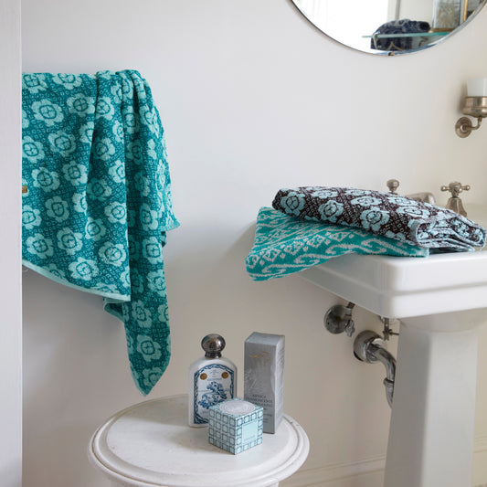 Blue Aqua Terry Towels