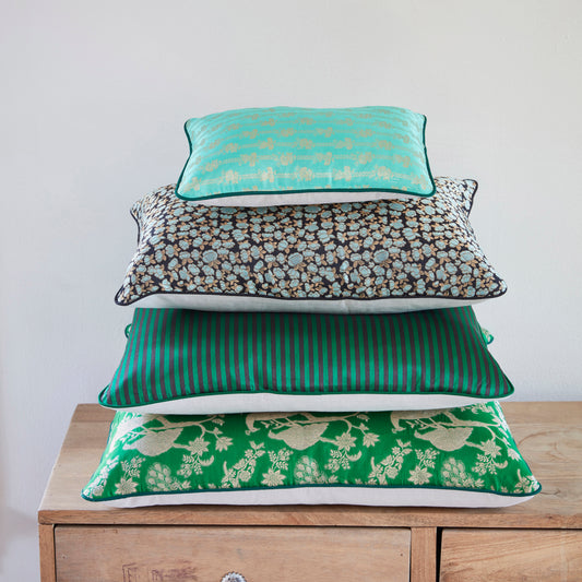 Banarasi Jewel Toned Pillow Covers