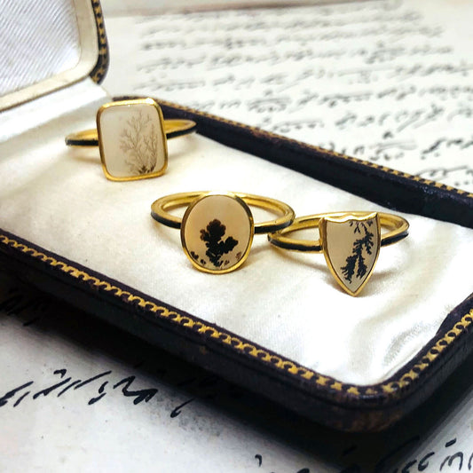 Dendritic Agate Ring