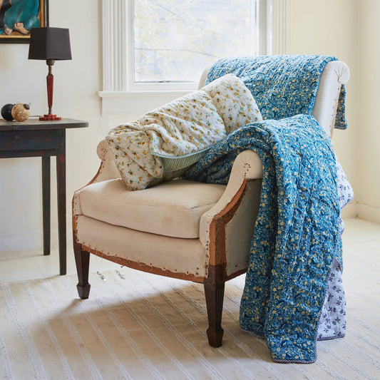 Fine Cotton Floral Quilts & Pillow Covers