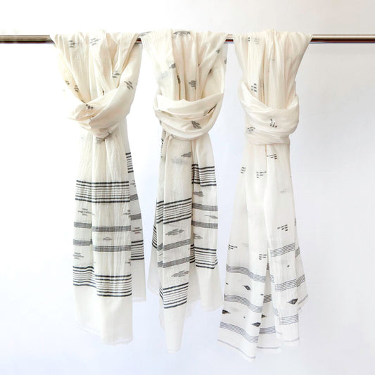 Extra Large Jamdani Scarves