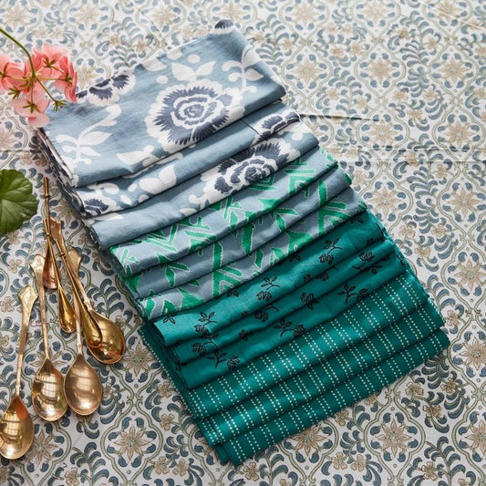 Layla Hand Block Printed Napkins