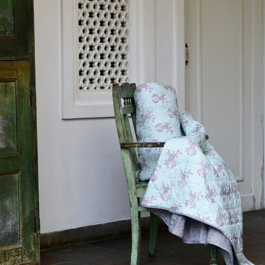 Layla Quilt & Cases in Aini & Rafa Prints