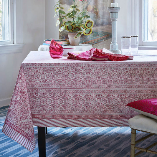 Hot Pink and Red Tablecloths